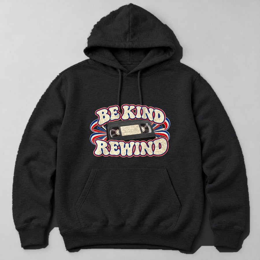 Be Kind Rewind Hoodie in Black