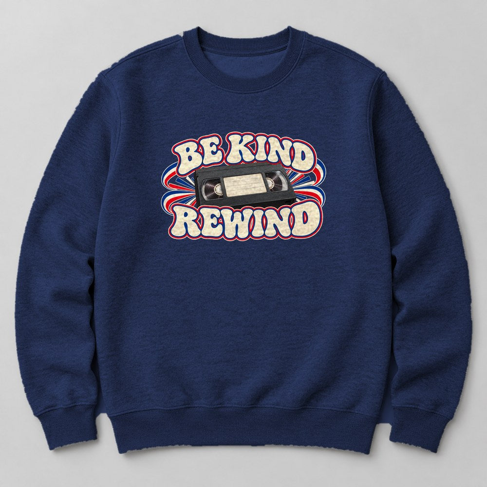 Be Kind Rewind Sweatshirt in Navy