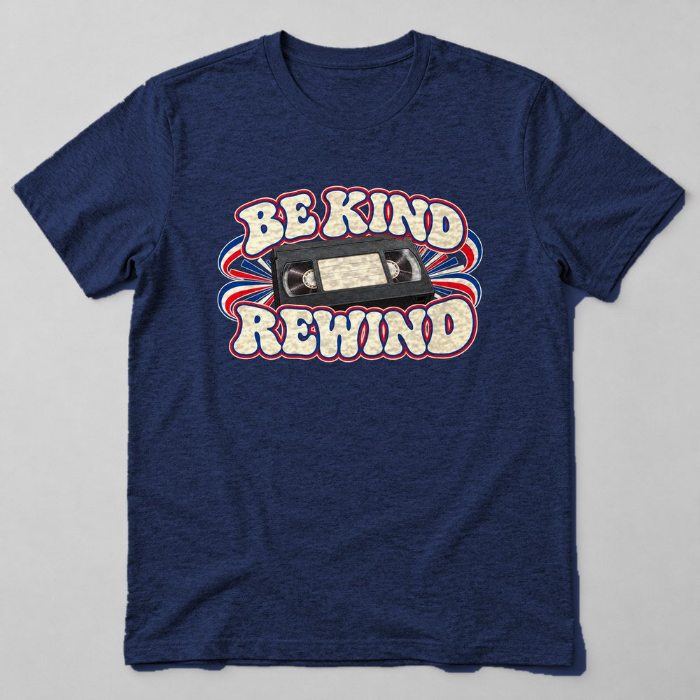 Be Kind Rewind T-Shirt in Navy
