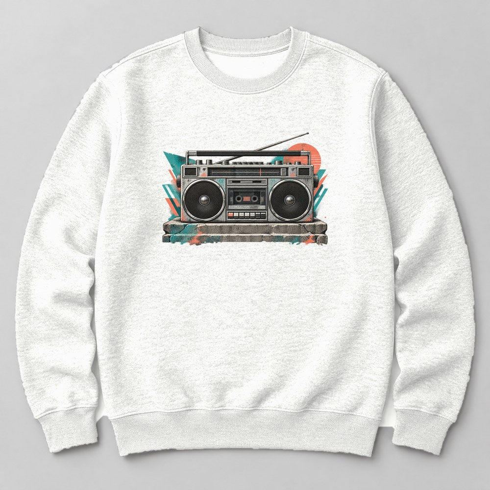 Boombox Sweatshirt in White