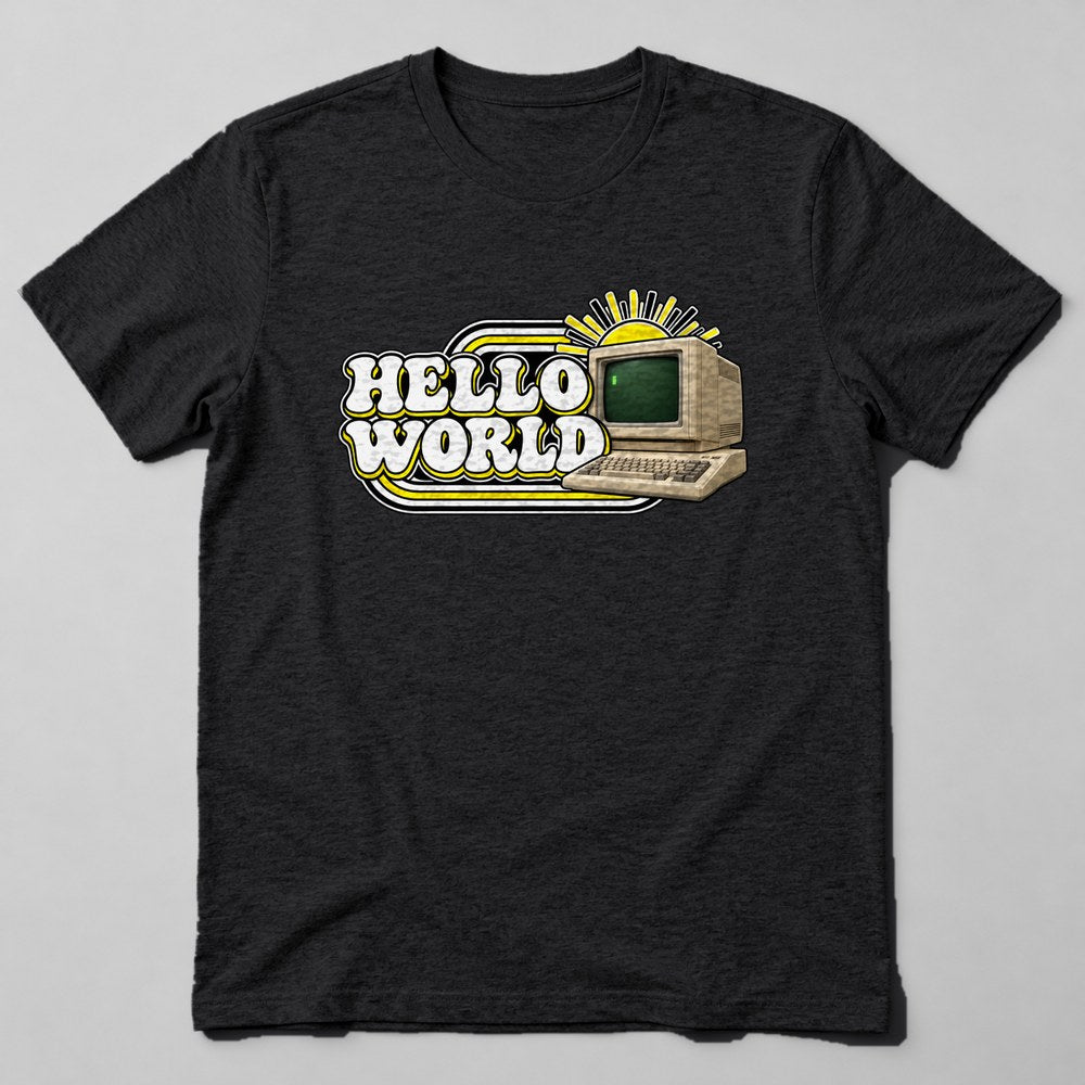 Hello World T-Shirt in Black