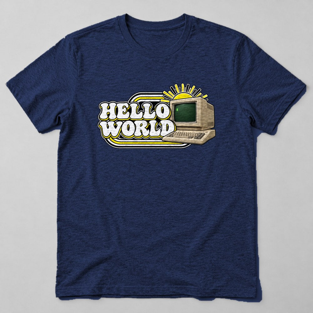 Hello World T-Shirt in Navy