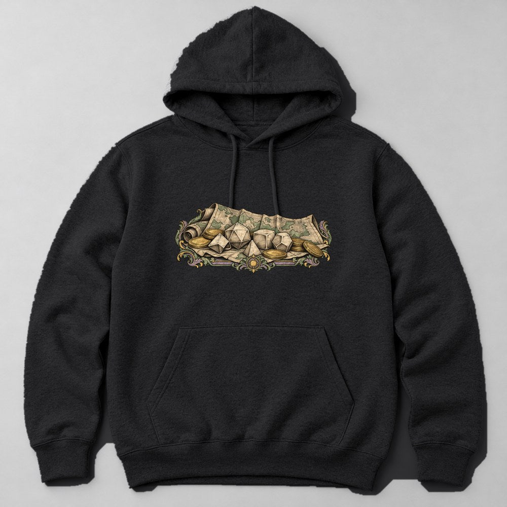 Dice Hoard Hoodie in Black