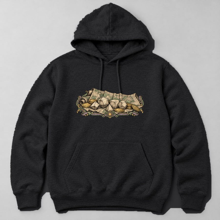 Dice Hoard Hoodie in Black