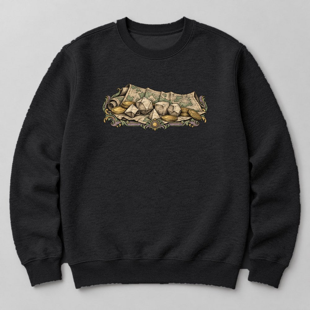 Dice Hoard Sweatshirt in Black