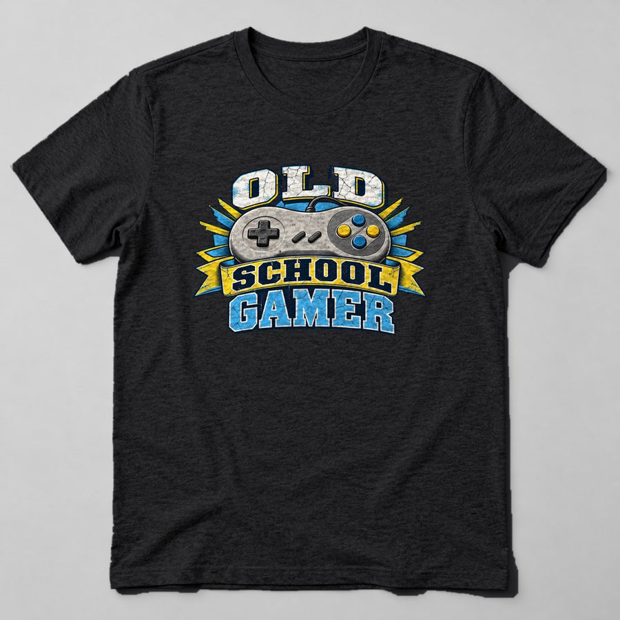 Old School Gamer T-Shirt in Black
