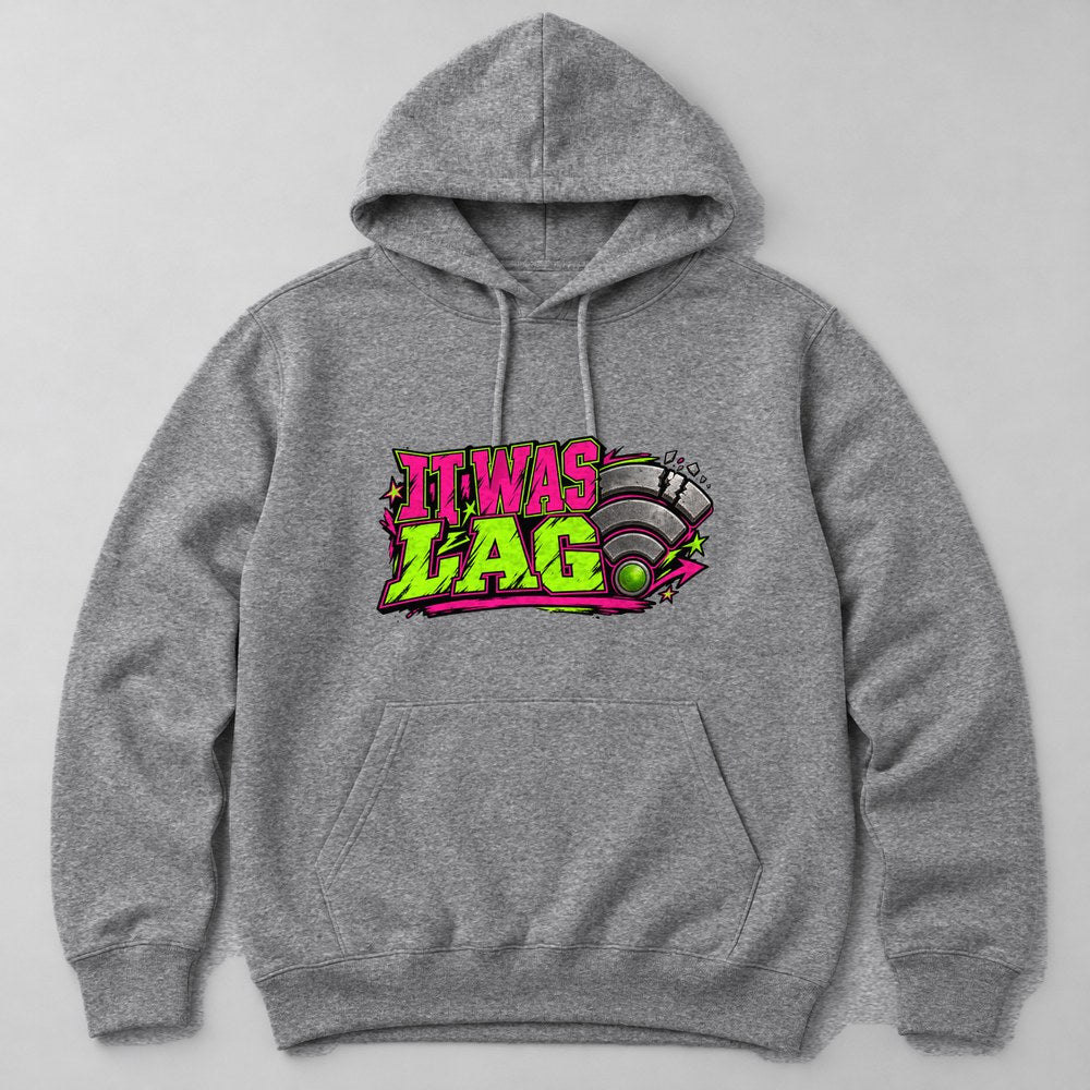 It Was Lag Hoodie in Heather Grey