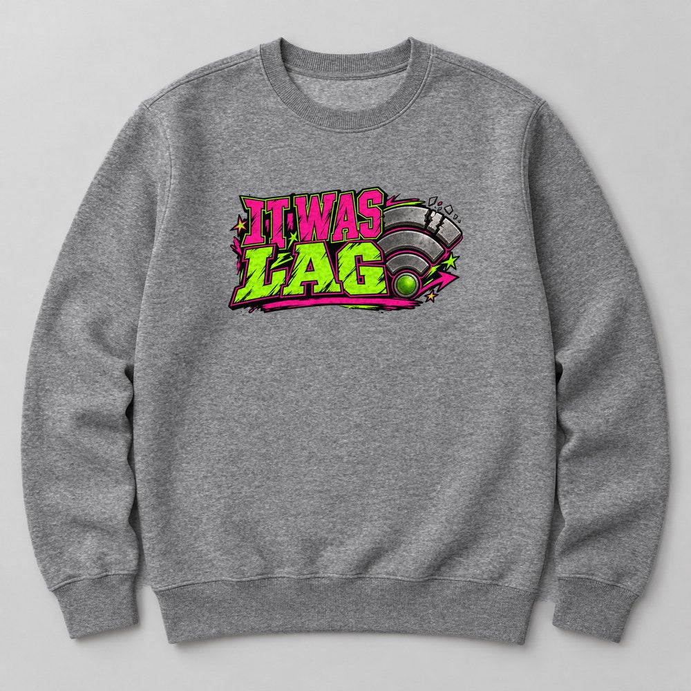 It Was Lag Sweatshirt in Heather Grey