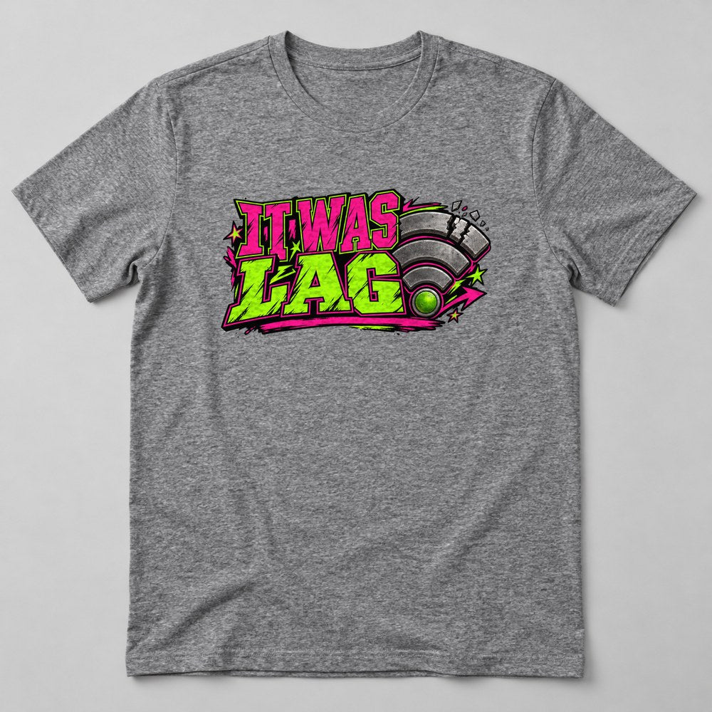 It Was Lag T-Shirt in Heather Grey
