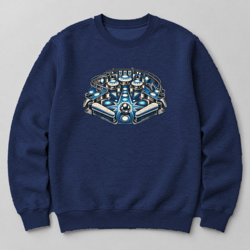 Pinball Flipper Sweatshirt in Navy