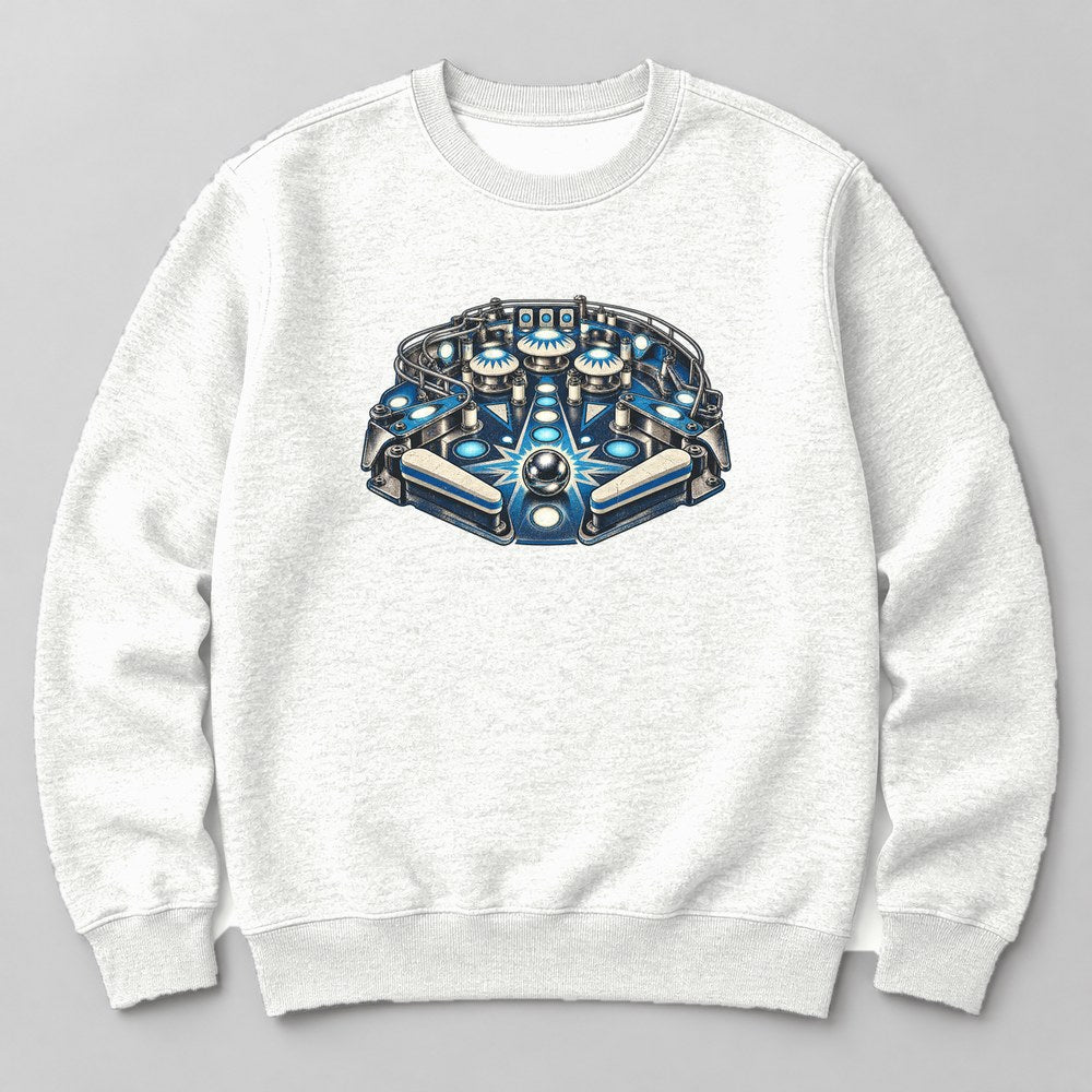 Pinball Flipper Sweatshirt in White