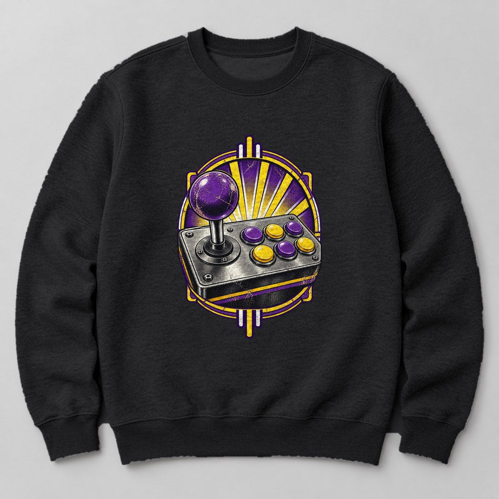 Joystick Arcade Sweatshirt in Black