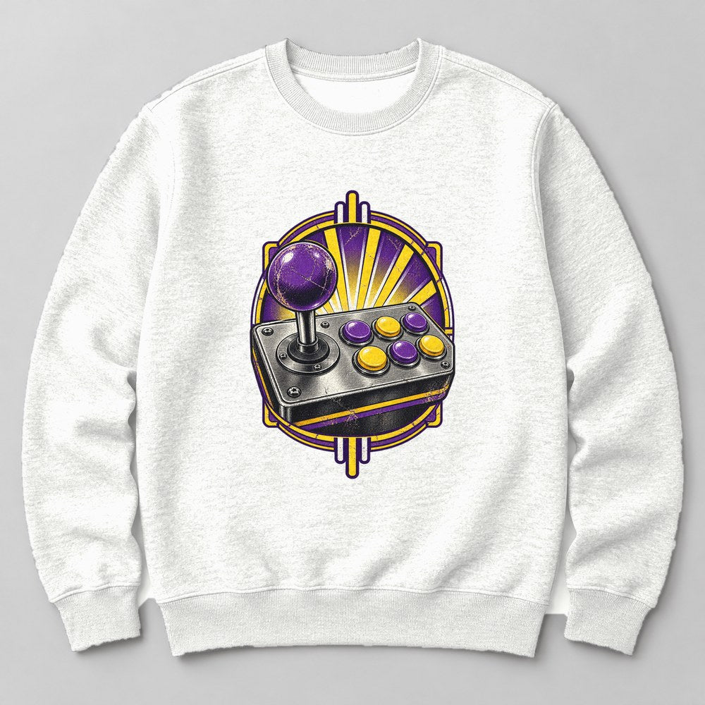 Joystick Arcade Sweatshirt in White