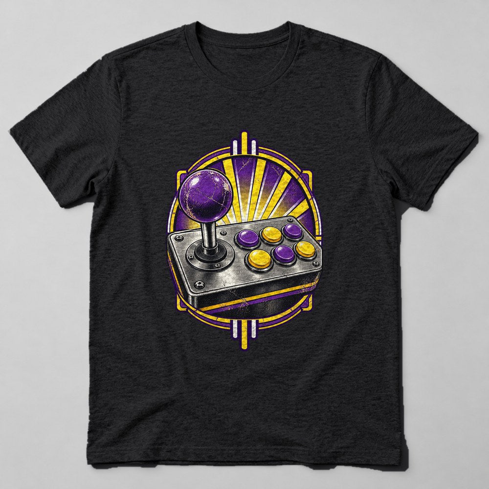 Joystick Arcade T-Shirt in Black
