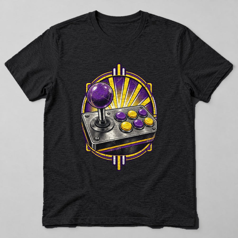 Joystick Arcade T-Shirt in Black
