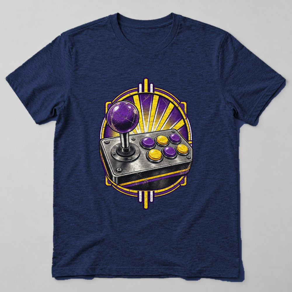 Joystick Arcade T-Shirt in Navy
