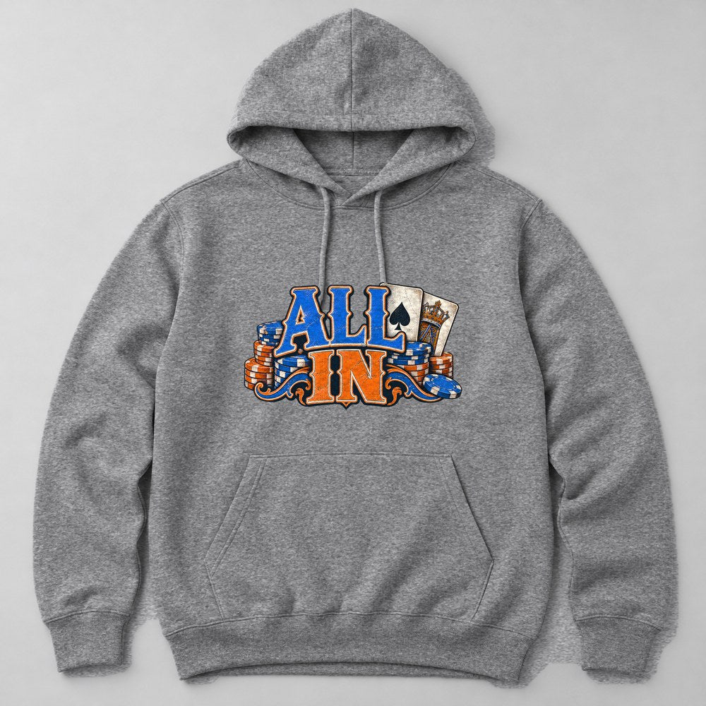 All in Hoodie in Heather Grey