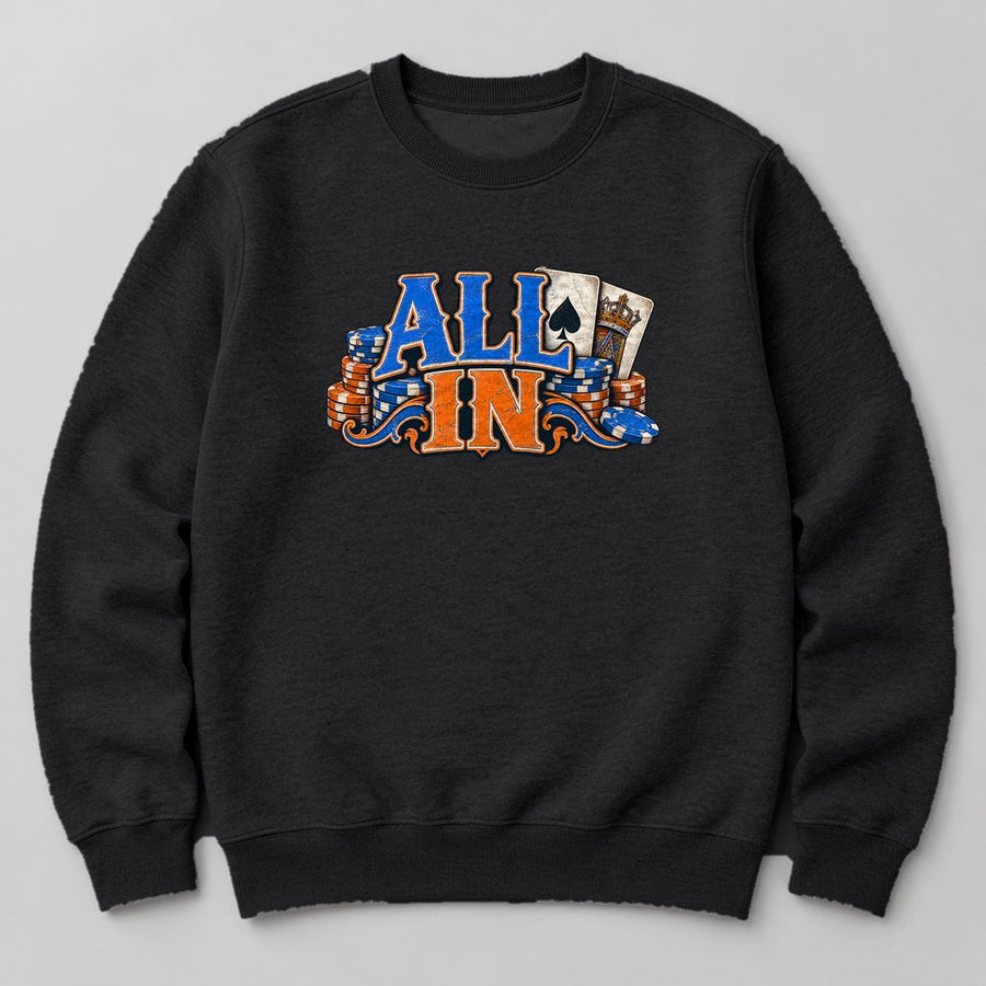 All in Sweatshirt in Black
