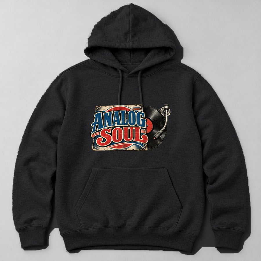 Analog Soul Hoodie in Black