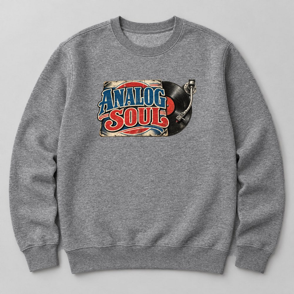 Analog Soul Sweatshirt in Heather Grey