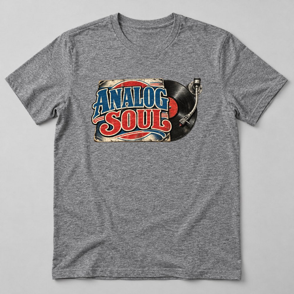Analog Soul T-Shirt in Heather Grey