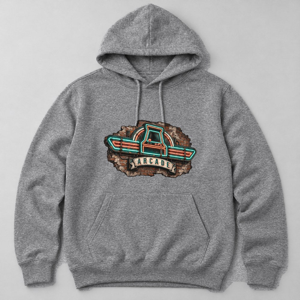 Arcade Hoodie in Heather Grey