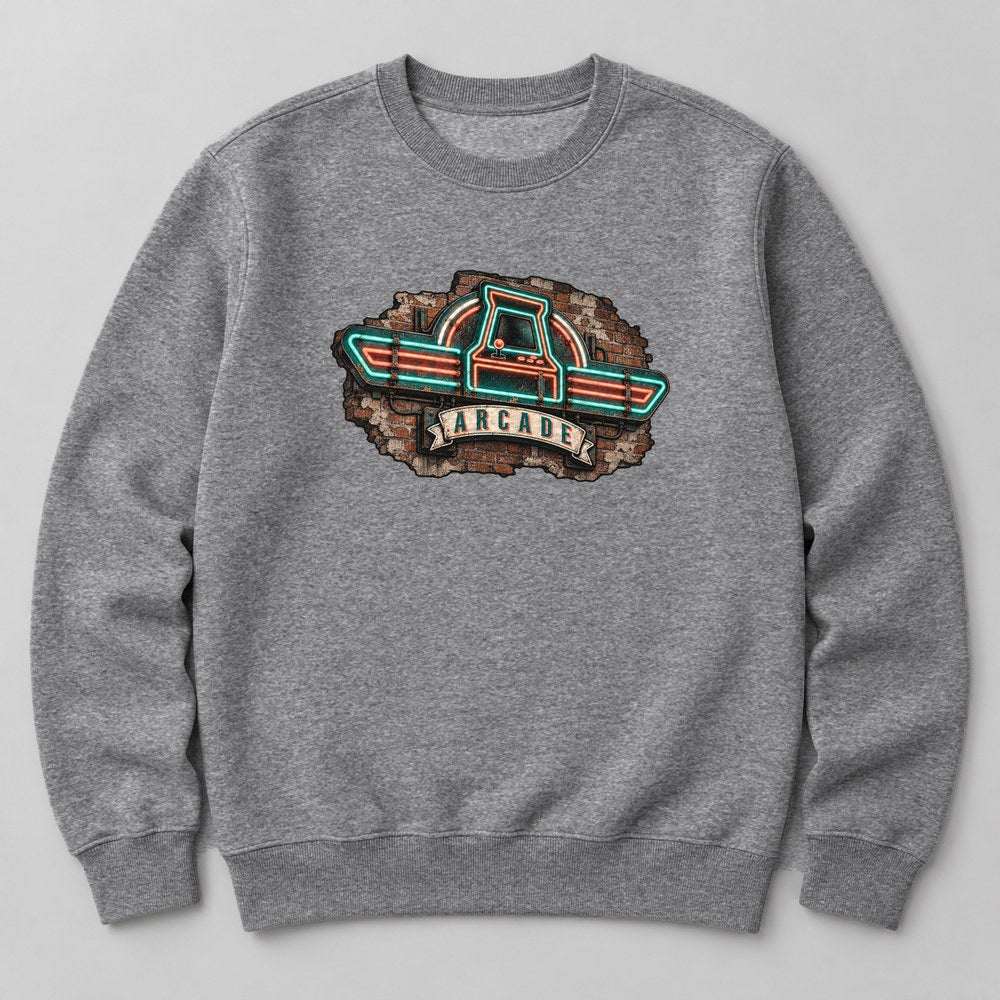Arcade Sweatshirt in Heather Grey
