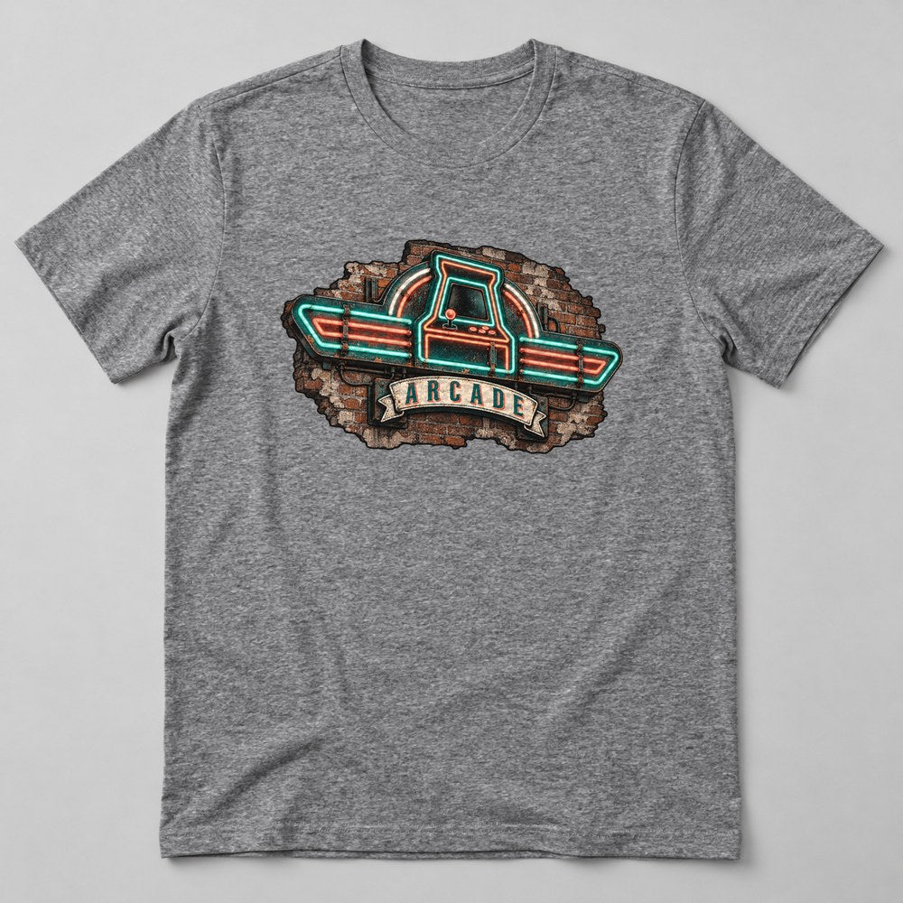 Arcade T-Shirt in Heather Grey