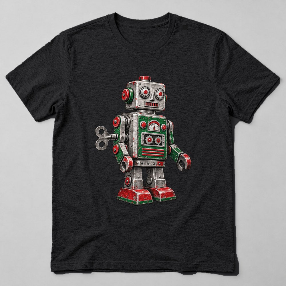 Robot Toy T-Shirt in Black