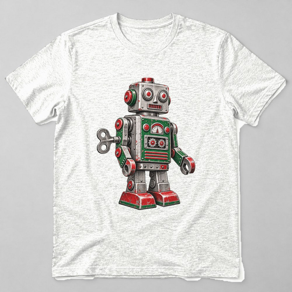 Robot Toy T-Shirt in White