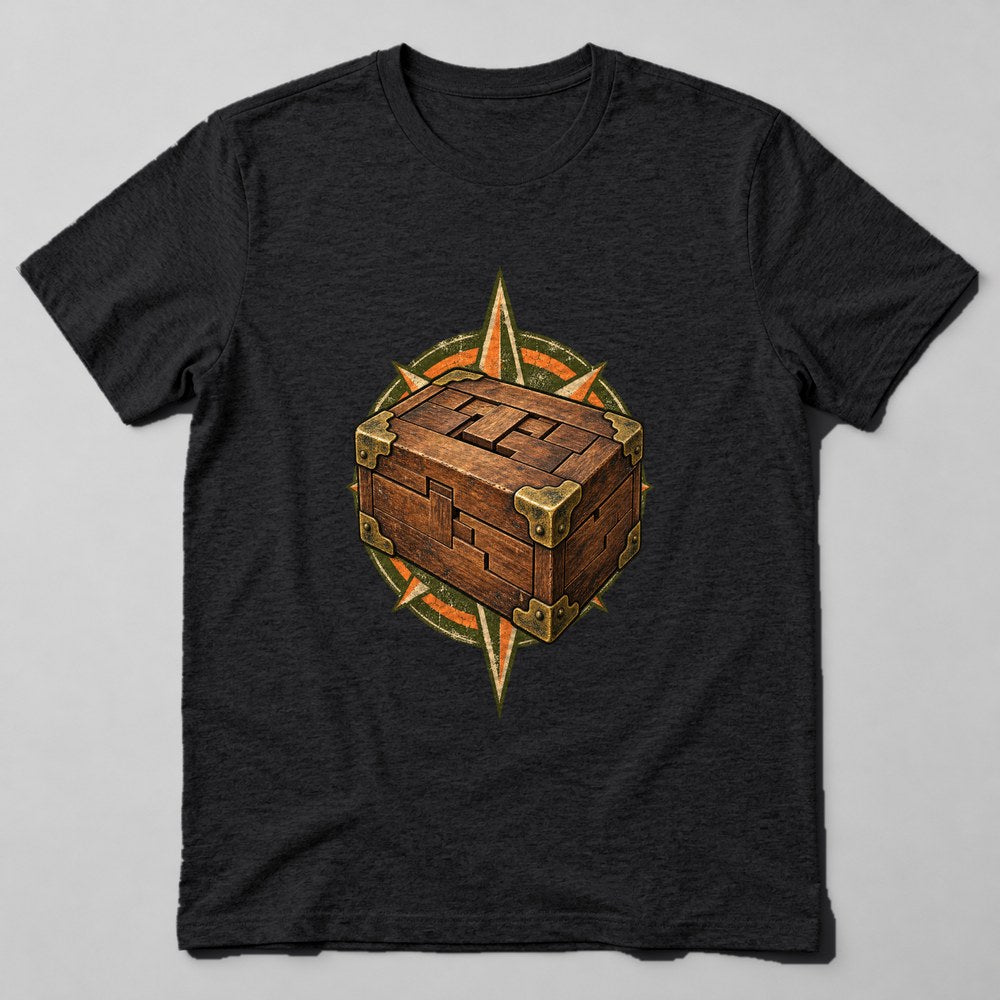 Rubik Free Puzzle Cube T-Shirt in Black