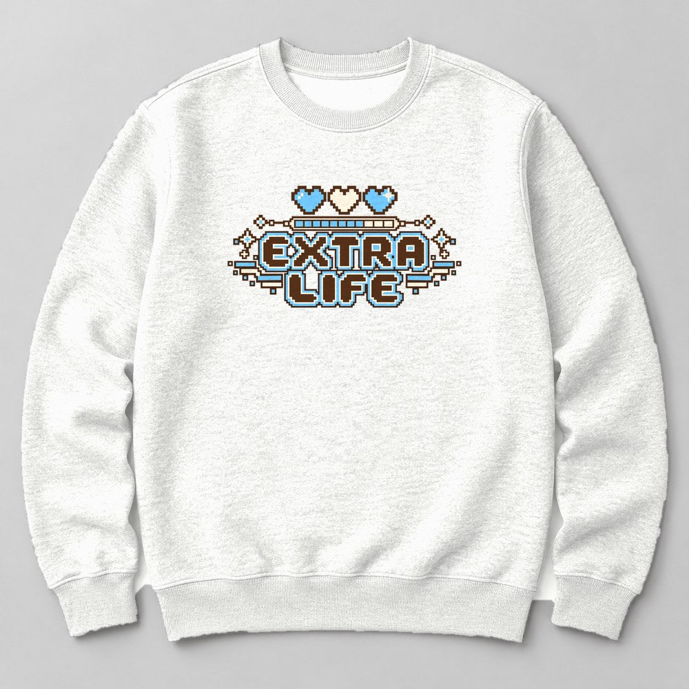 Extra Life Sweatshirt in White