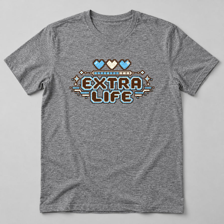 Extra Life T-Shirt in Heather Grey