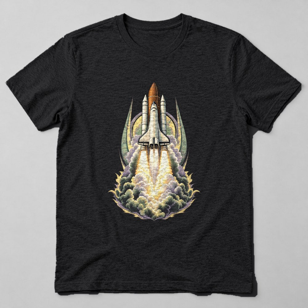 Space Shuttle T-Shirt in Black