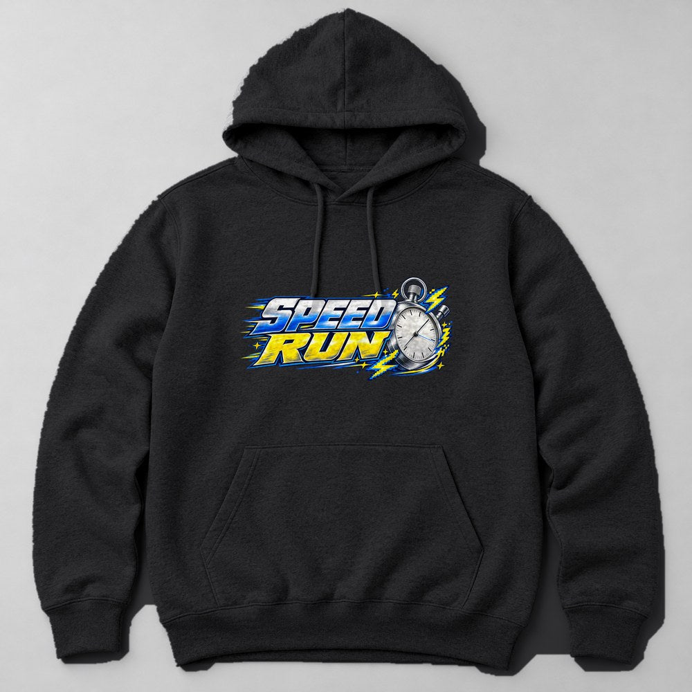 Speed Run Hoodie in Black