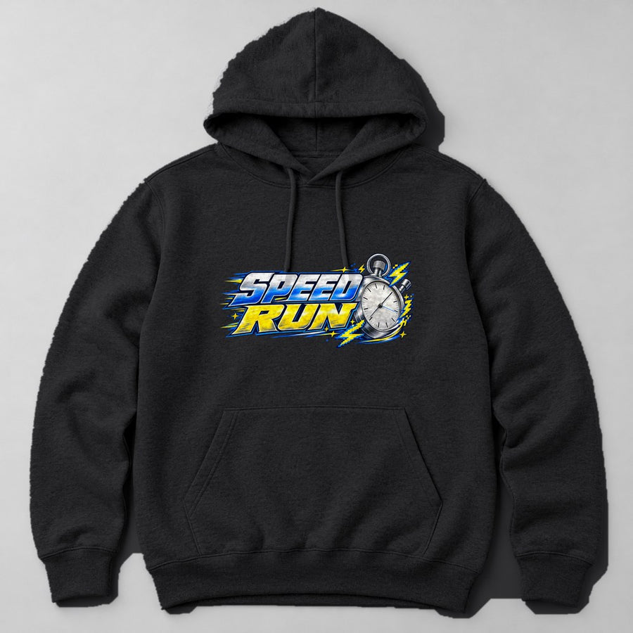 Speed Run Hoodie in Black