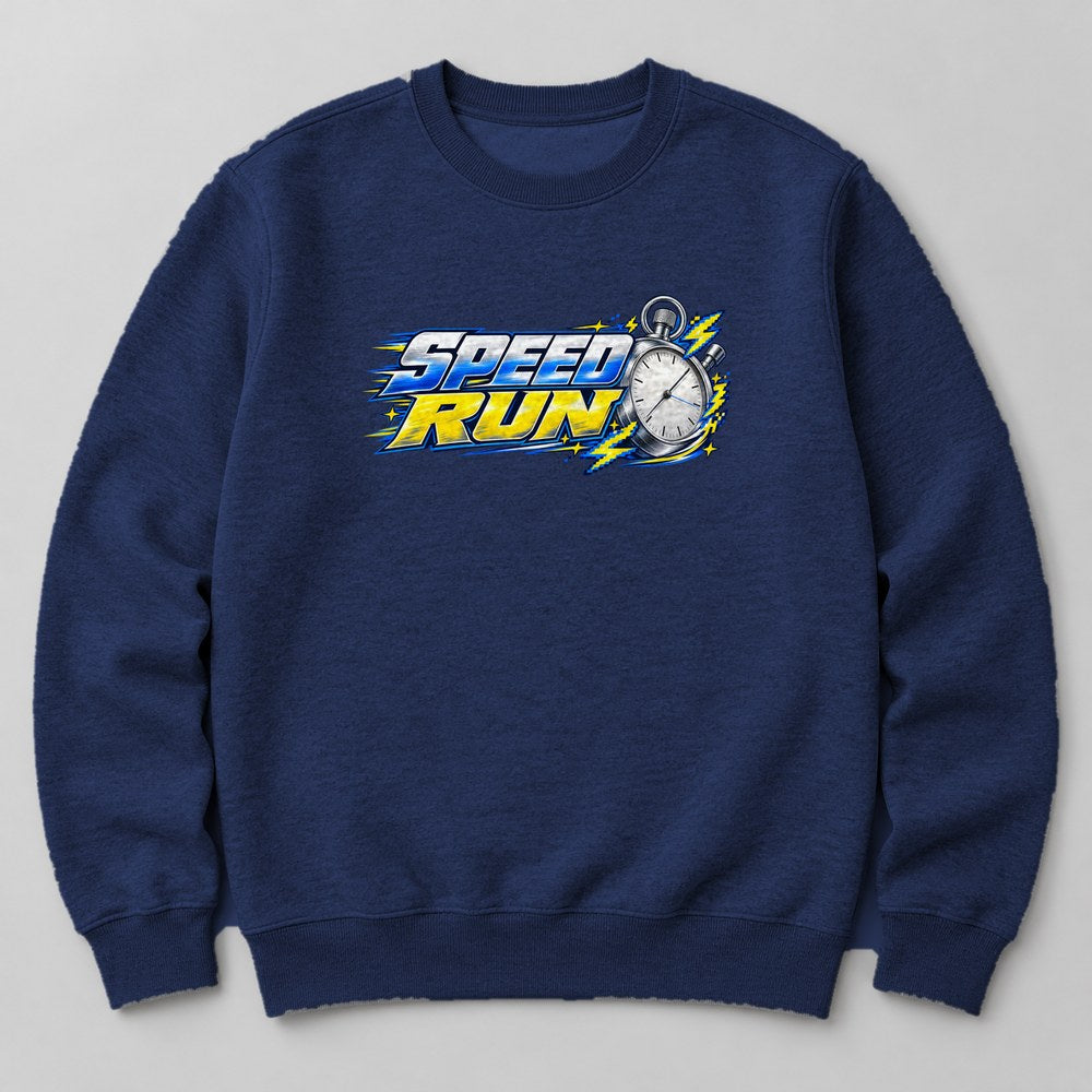 Speed Run Sweatshirt in Navy