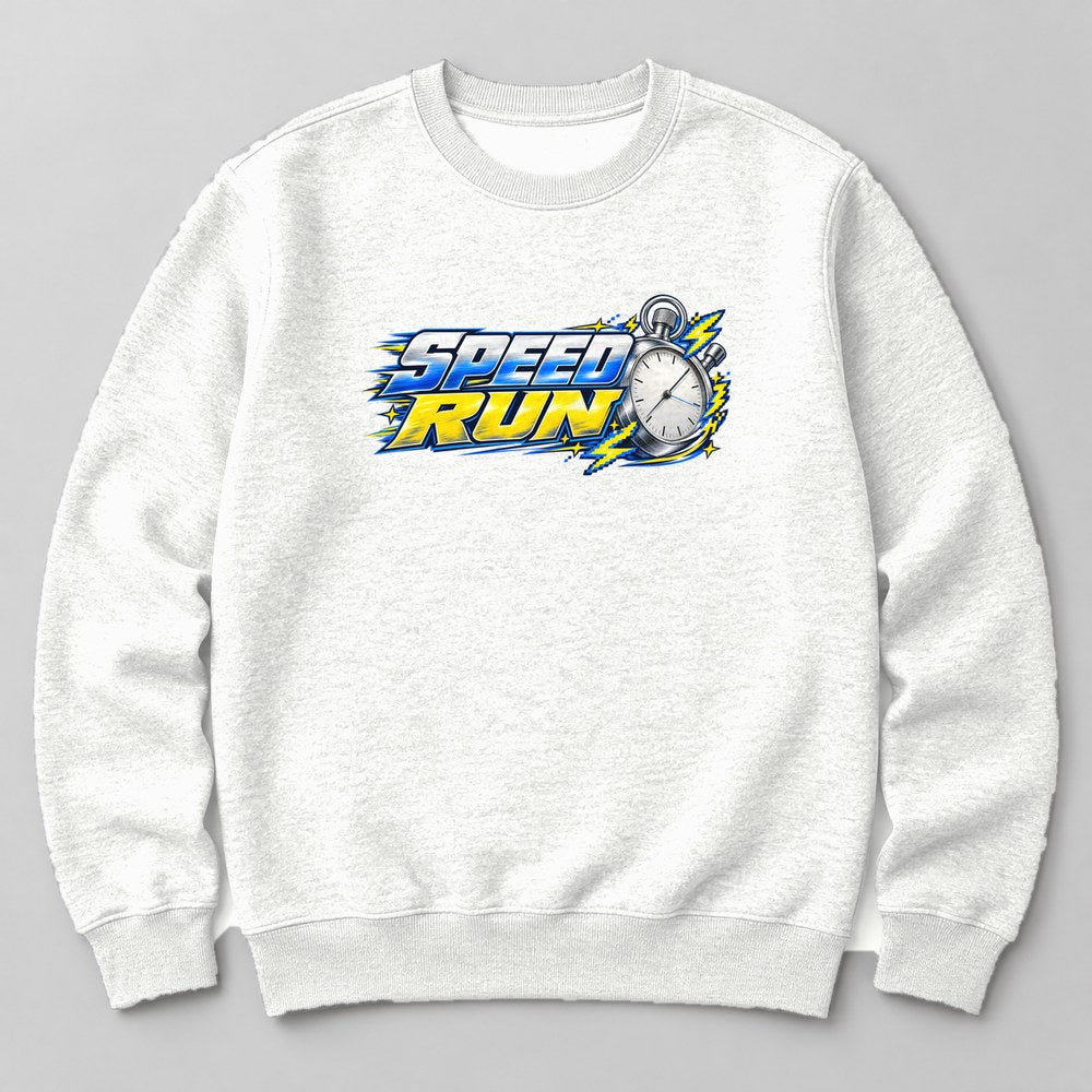 Speed Run Sweatshirt in White