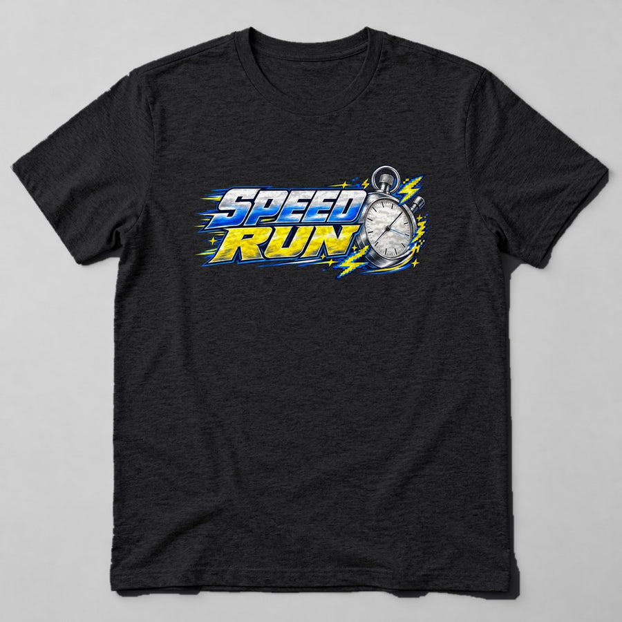 Speed Run T-Shirt in Black