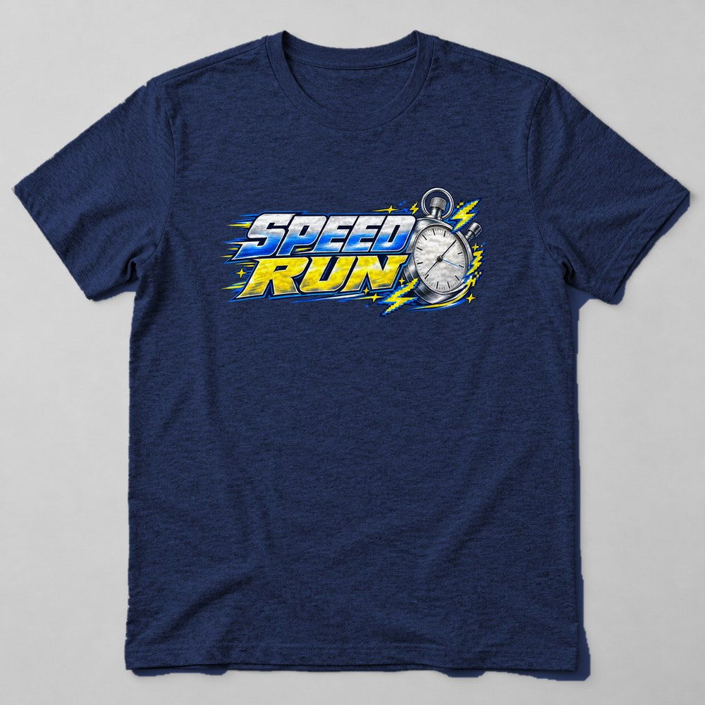 Speed Run T-Shirt in Navy