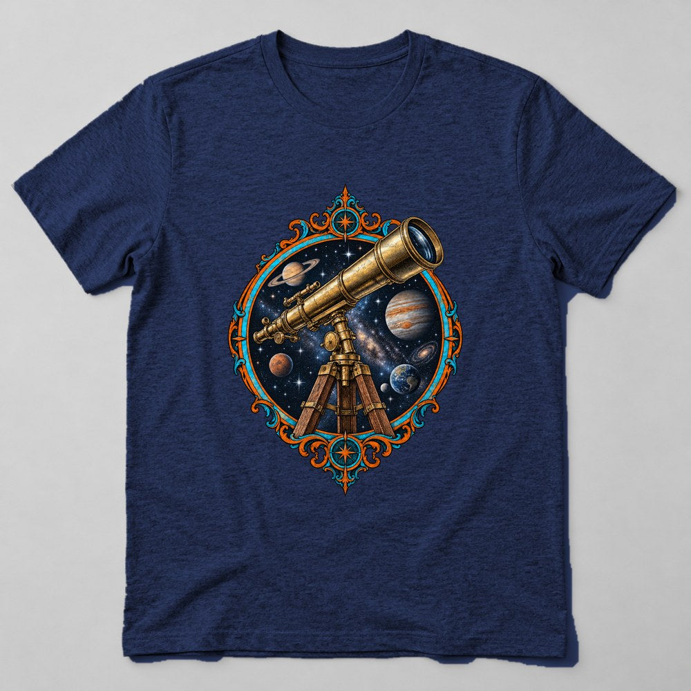 Telescope Stars T-Shirt in Navy