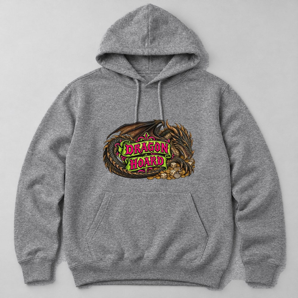 Dragon Hoard Hoodie in Heather Grey