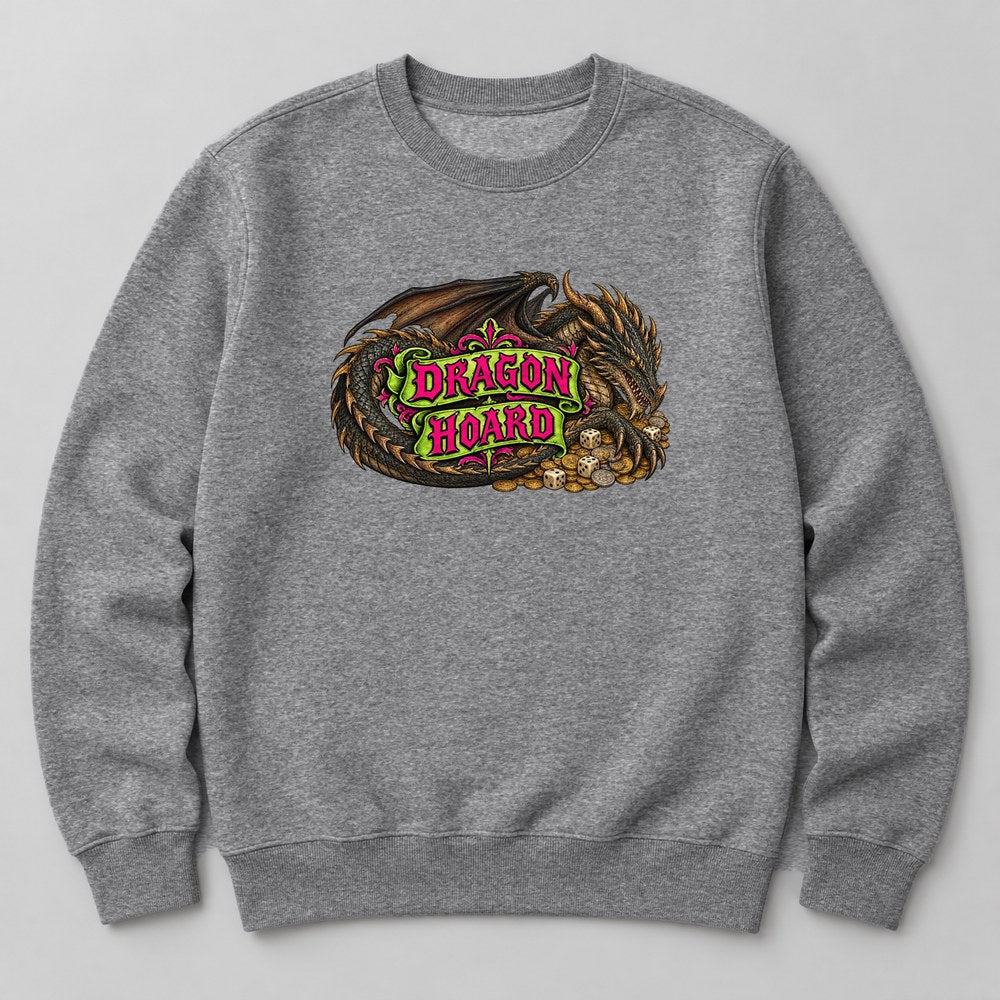 Dragon Hoard Sweatshirt in Heather Grey