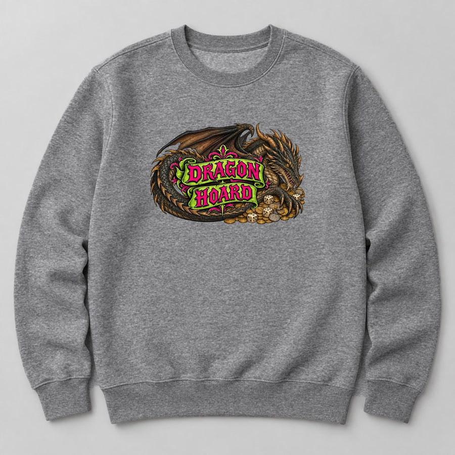 Dragon Hoard Sweatshirt in Heather Grey