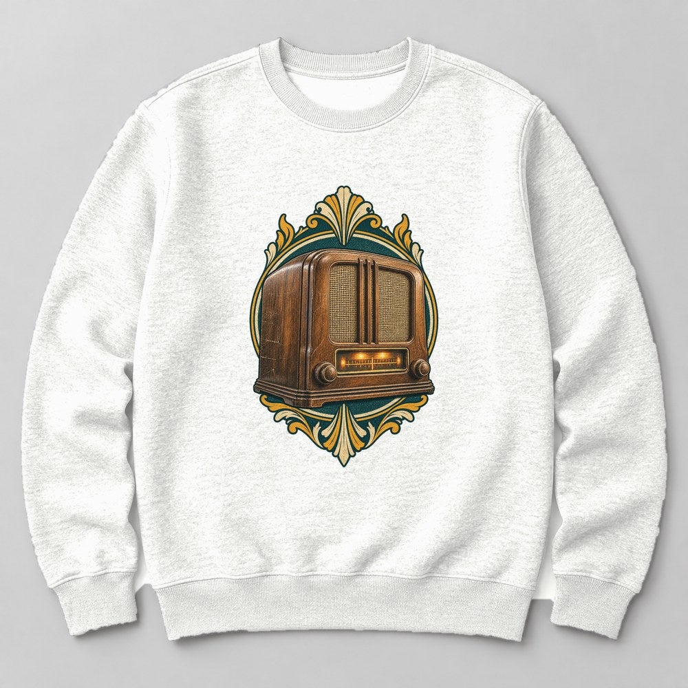 Old Radio Sweatshirt in White