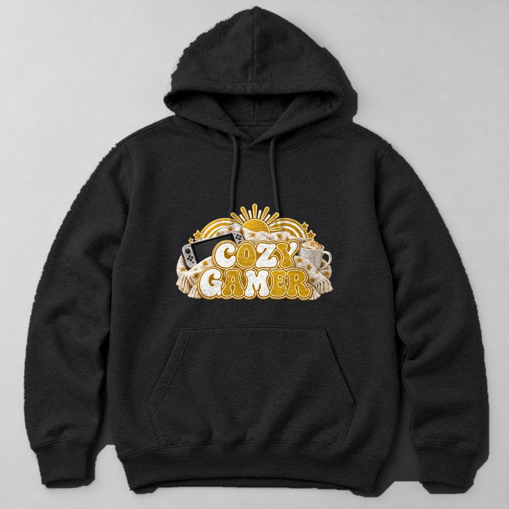 Cozy Gamer Hoodie in Black