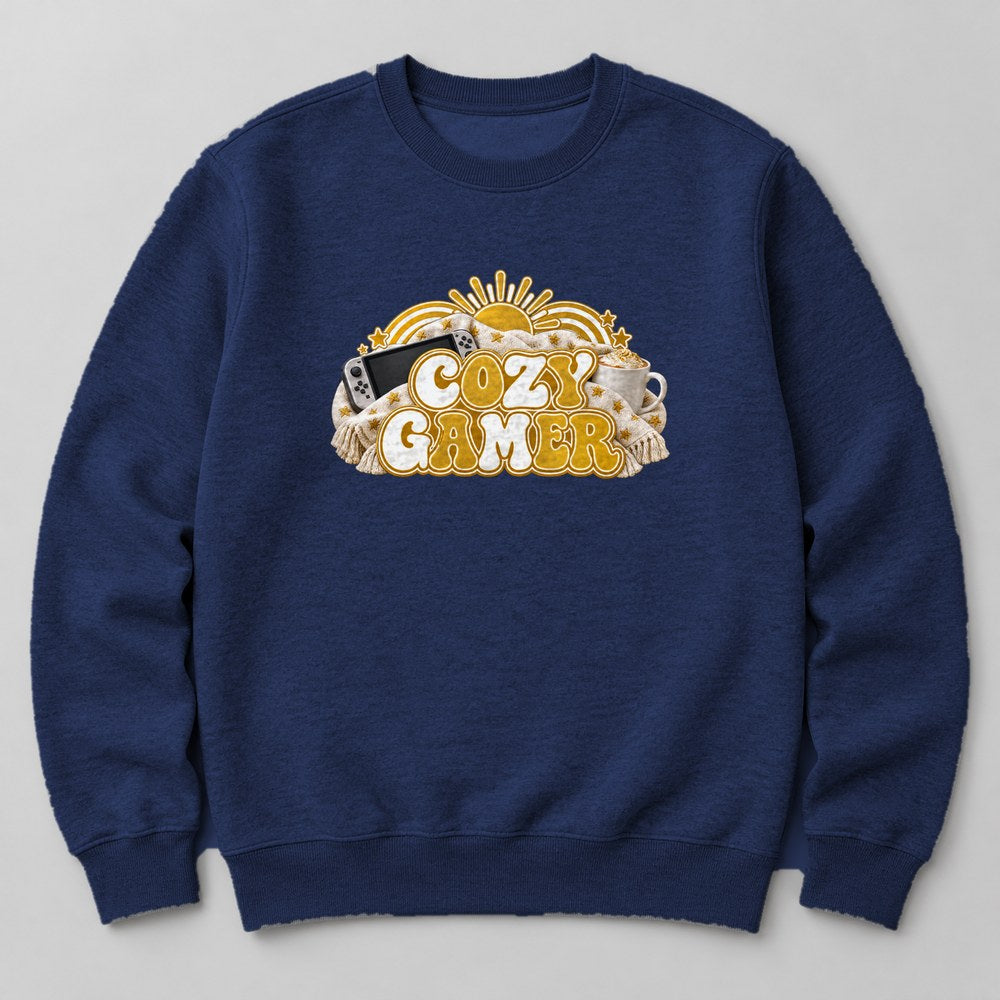 Cozy Gamer Sweatshirt in Navy