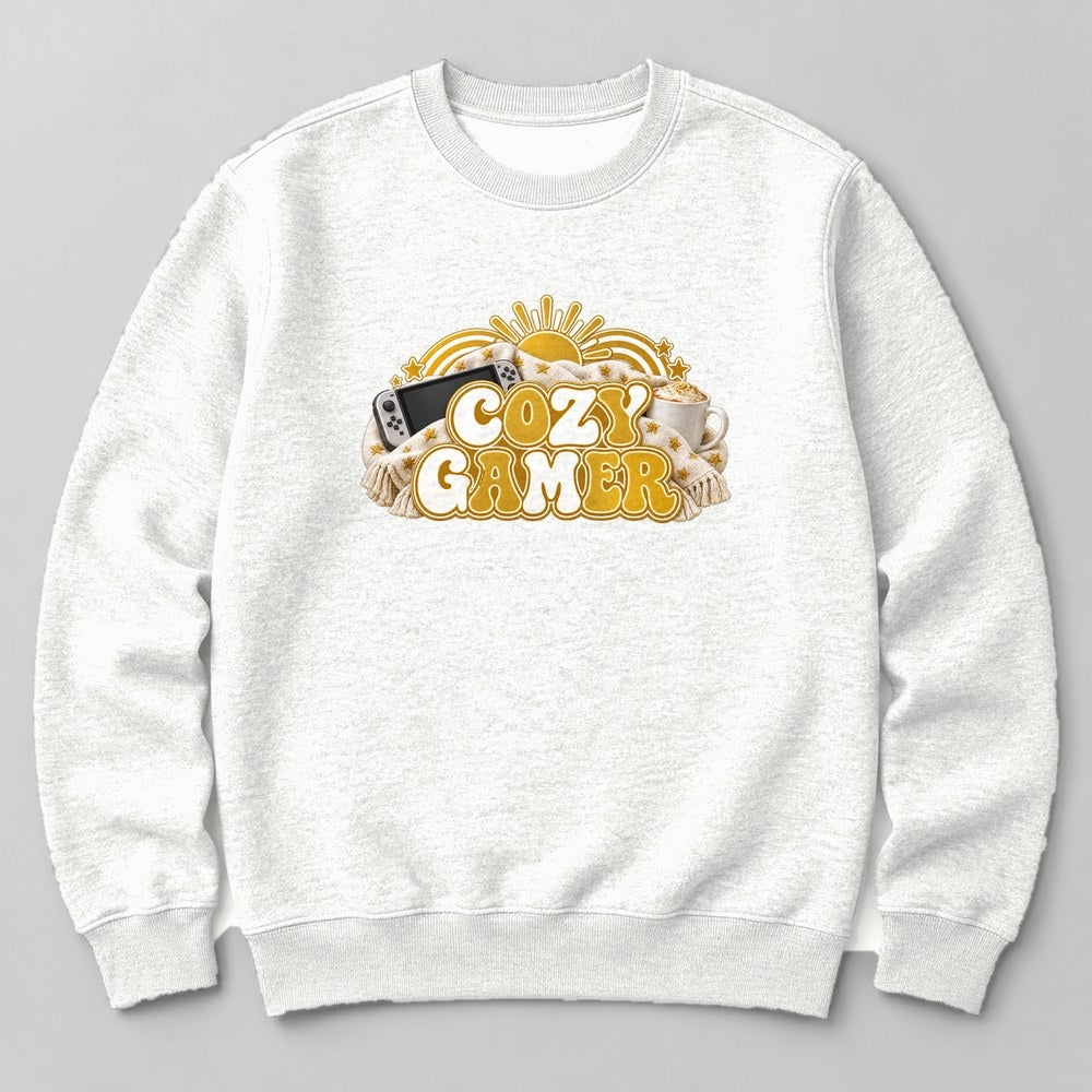 Cozy Gamer Sweatshirt in White