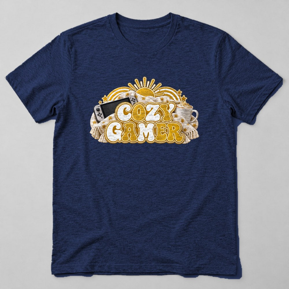 Cozy Gamer T-Shirt in Navy