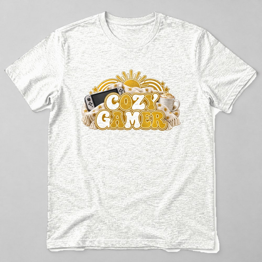Cozy Gamer T-Shirt in White